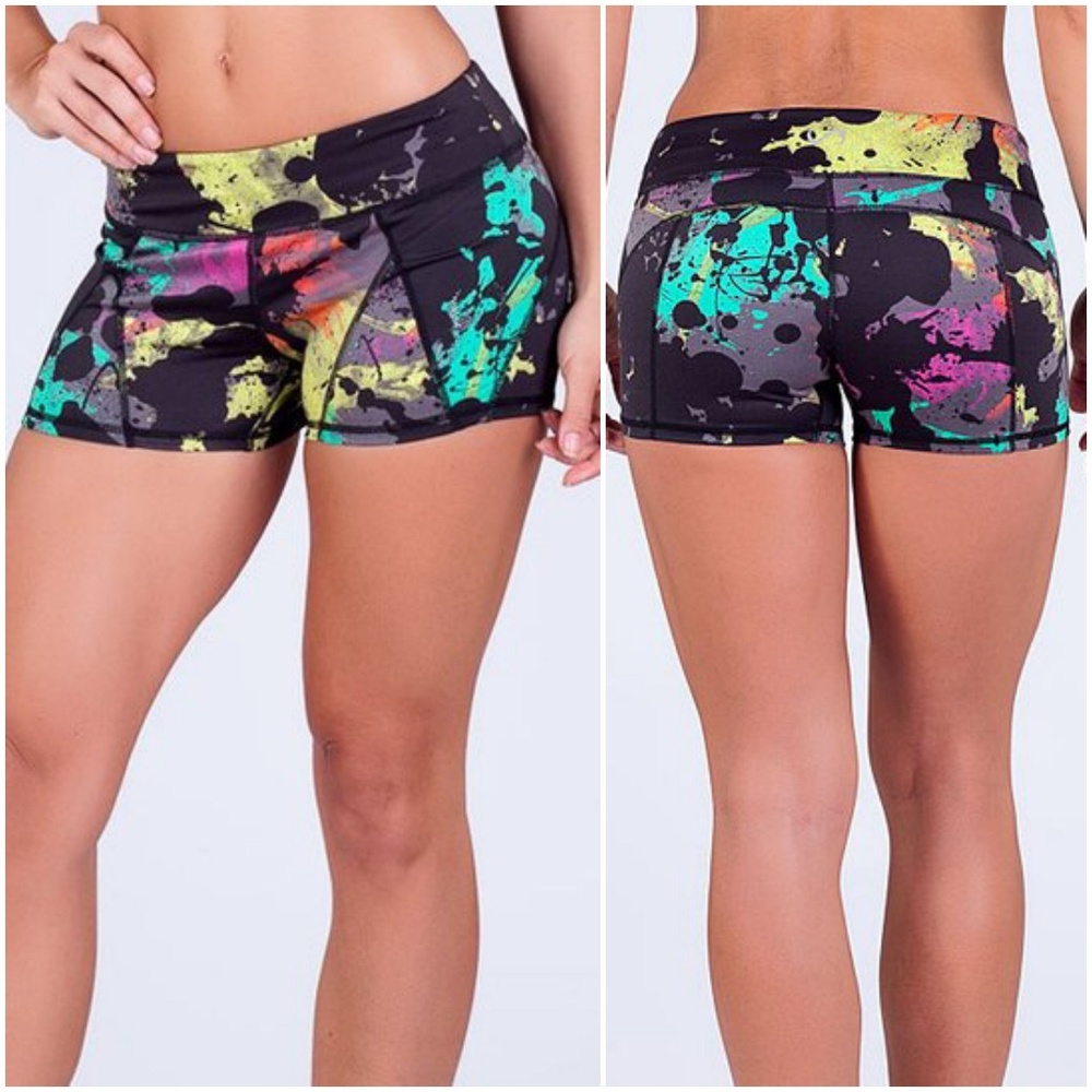 NWOT Black Charmer Active Shorts